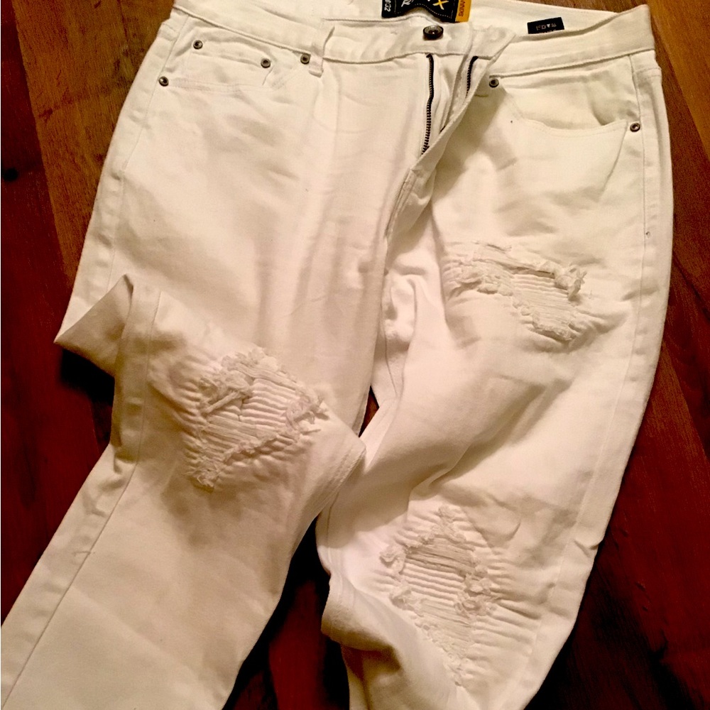 Men’s RawX White Jeans